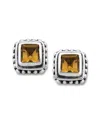 Samuel B. Silver 0.50 Ct. Tw. Citrine Earrings