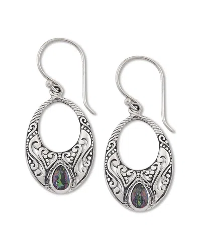 SAMUEL B. SAMUEL B. SILVER 0.70 CT. TW. RAINBOW QUARTZ EARRINGS