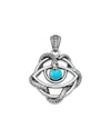 Samuel B. Silver 0.79 Ct. Tw. Sleeping Beauty Turquoise Pendant