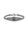 Samuel B. Silver 0.80 Ct. Tw. Amethyst Bracelet In Metallic