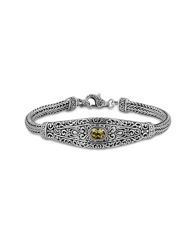 Samuel B. Silver 0.80 Ct. Tw. Citrine Bracelet