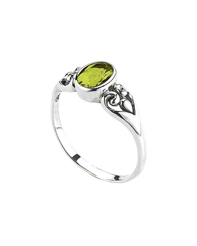 Samuel B. Silver 0.95 Ct. Tw. Peridot Ring