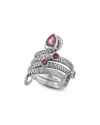 Samuel B. Samuel B Silver 1.15 Ct. Tw. Tourmaline Wrap Around Ring