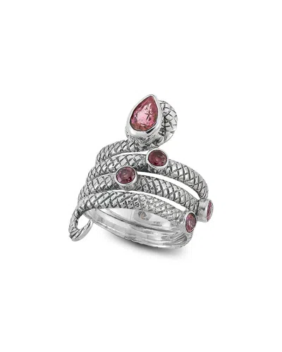 Samuel B. Samuel B Silver 1.15 Ct. Tw. Tourmaline Wrap Around Ring