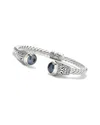 Samuel B. Silver 10mm Pearl Balinese Design Bangle Bracelet