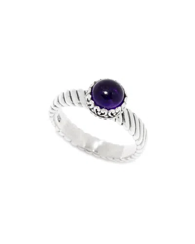 SAMUEL B. SAMUEL B. SILVER 1.15 CT. TW. AMETHYST RING