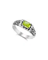 Samuel B. Silver 1.30 Ct. Tw. Peridot Rectangle Ring