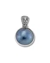 Samuel B. Silver 14-14.5mm Mm Pearl Pendant In Multi
