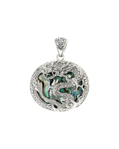 SAMUEL B. SAMUEL B. SILVER 15.00 CT. TW. ABALONE PENDANT