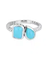 Samuel B. Silver 1.55 Ct. Tw. Sleeping Beauty Ring In Metallic