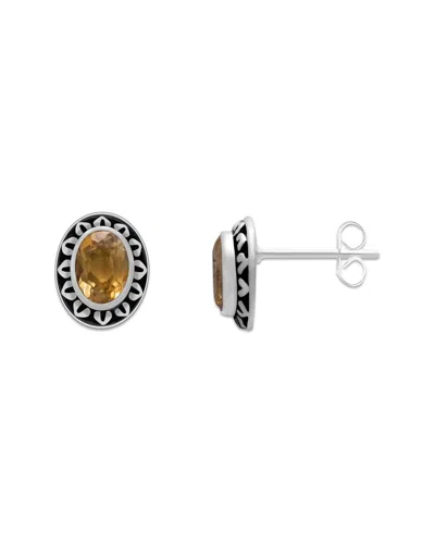 SAMUEL B. SAMUEL B. SILVER 1.60 CT. TW. CITRINE STUDS