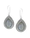 Samuel B. Silver 19.00 Ct. Tw. Labradorite Earrings In Metallic