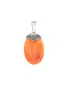 Samuel B. Silver 19.00 Ct. Tw. Spiney Oyster Pendant