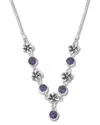 Samuel B. Silver 2.04 Ct. Tw. Amethyst Necklace In White