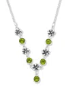 Samuel B. Silver 2.04 Ct. Tw. Peridot Necklace In Green