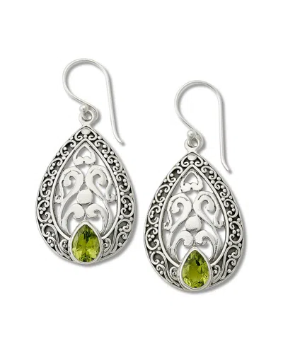 Samuel B. Silver 2.40 Ct. Tw. Peridot Earrings