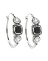 Samuel B. Silver 2.60 Ct. Tw. Gemstone Earrings In Metallic