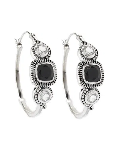 Samuel B. Silver 2.60 Ct. Tw. Gemstone Earrings