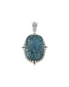 Samuel B. Silver 26.20 Ct. Tw. Labradorite Pendant
