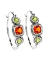 Samuel B. Silver 2.80 Ct. Tw. Gemstone Earrings In Metallic