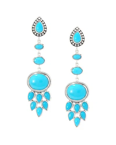SAMUEL B. SAMUEL B. SILVER 31.00 CT. TW. SLEEPING BEAUTY EARRINGS