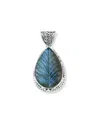 Samuel B. Silver 32.00 Ct. Tw. Labradorite Pendant