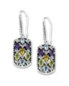 Samuel B. Sterling Silver Semiprecious Stone Drop Earrings