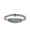 Samuel B. Silver 3.50 Ct. Tw. Topaz Bracelet In Metallic
