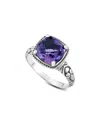 Samuel B. Silver 4.00 Ct. Tw. Amethyst Ring