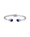 Samuel B. Silver 4.00 Ct. Tw. Lapis Bracelet In Blue