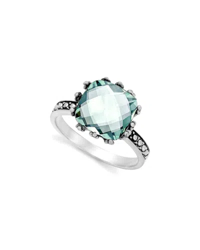 Samuel B. Silver 4.20 Ct. Tw. Green Quartz Ring