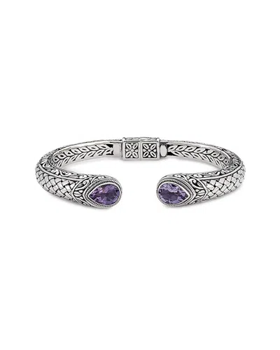 SAMUEL B. SAMUEL B. SILVER 4.40 CT. TW. AMETHYST BRACELET