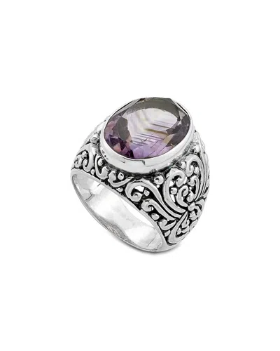 SAMUEL B. SAMUEL B. SILVER 5.00 CT. TW. AMETHYST RING