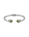 Samuel B. Silver 5.00 Ct. Tw. Peridot Bracelet In White