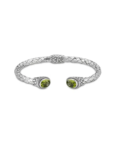 SAMUEL B. SAMUEL B. SILVER 5.00 CT. TW. PERIDOT BRACELET
