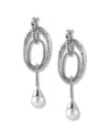 Samuel B. Silver 6-7mm Pearl Earrings