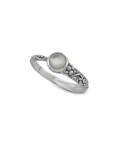 SAMUEL B. SAMUEL B. SILVER 6MM PEARL RING