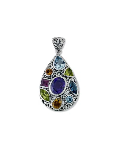 Samuel B. Silver 7.13 Ct. Tw. Amethyst In Multi