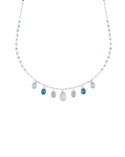 Samuel B. Silver 8.50 Ct. Tw. Multi Stone Necklace