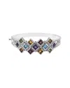 Samuel B. Silver 9.75 Ct. Tw. Gemstone Bracelet In Metallic