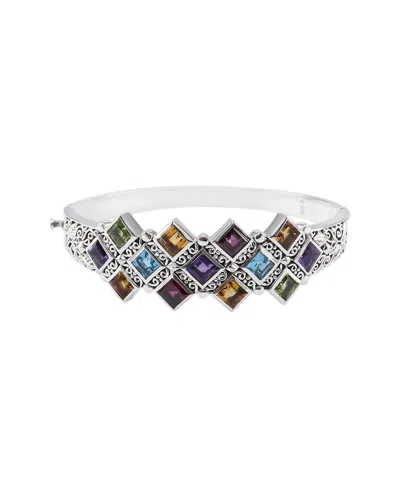 SAMUEL B. SAMUEL B. SILVER 9.75 CT. TW. GEMSTONE BRACELET