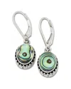 Samuel B. Silver Abalone Beaded Earrings In Pink