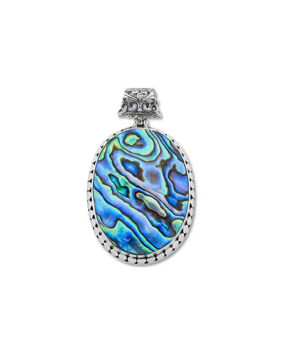 Samuel B. Silver Abalone Dot Necklace In Blue