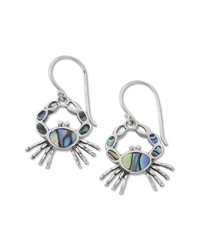 Samuel B. Silver Abalone Earrings