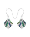Samuel B. Silver Abalone Earrings In Metallic