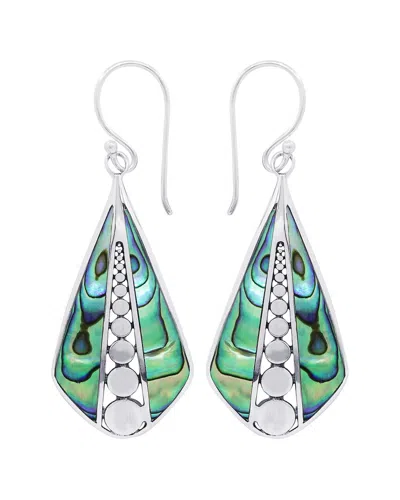 Samuel B. Silver Abalone Earrings In Metallic