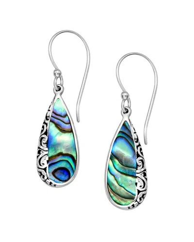 Samuel B. Silver Abalone Earrings In Metallic