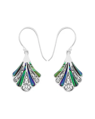 Samuel B. Silver Abalone Earrings