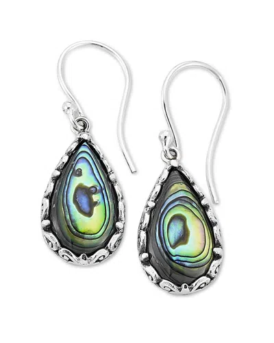 Samuel B. Ss Pear Shape Abalone Earrings In Metallic