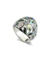Samuel B. Silver Abalone Flower Ring